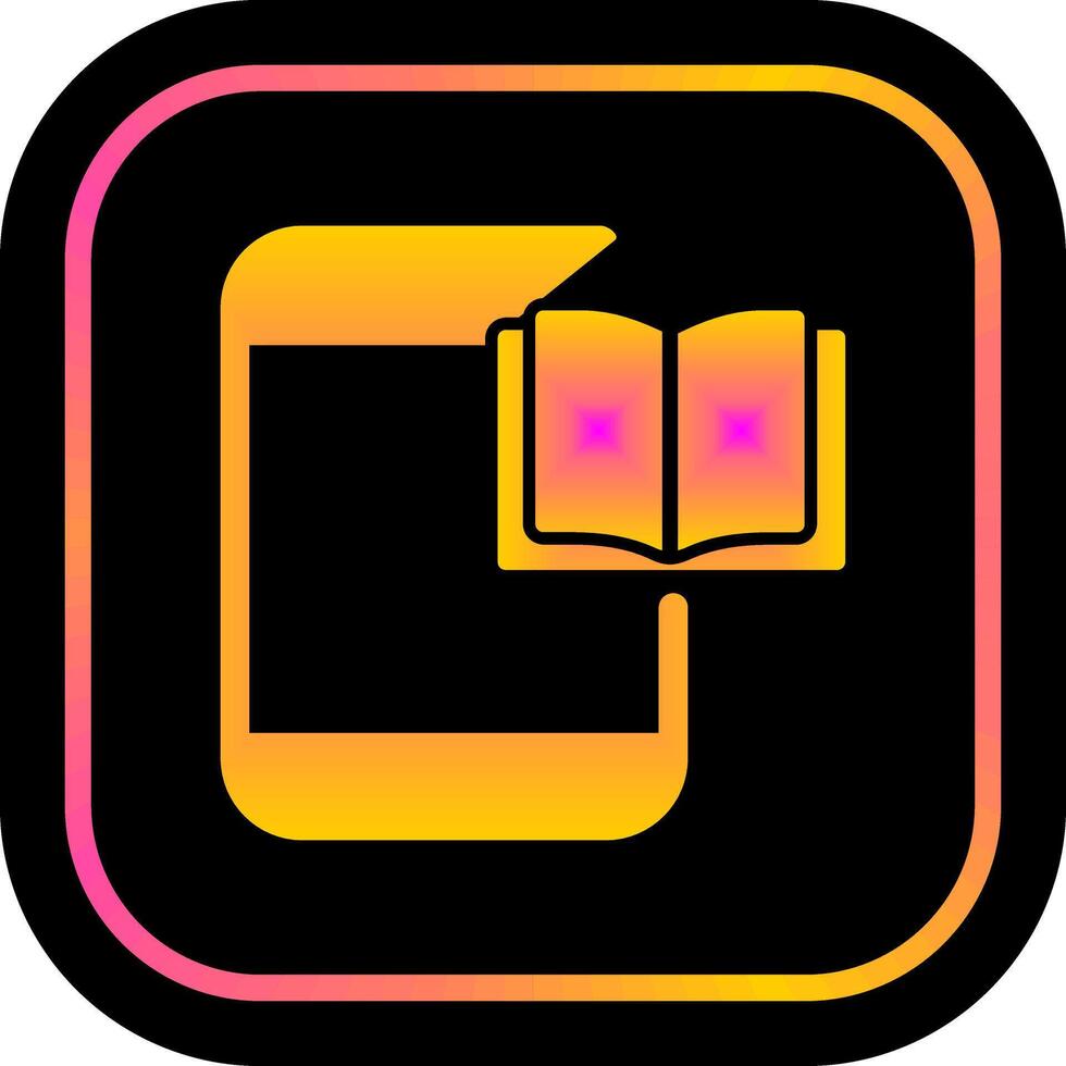 E-Book-Icon-Design vektor