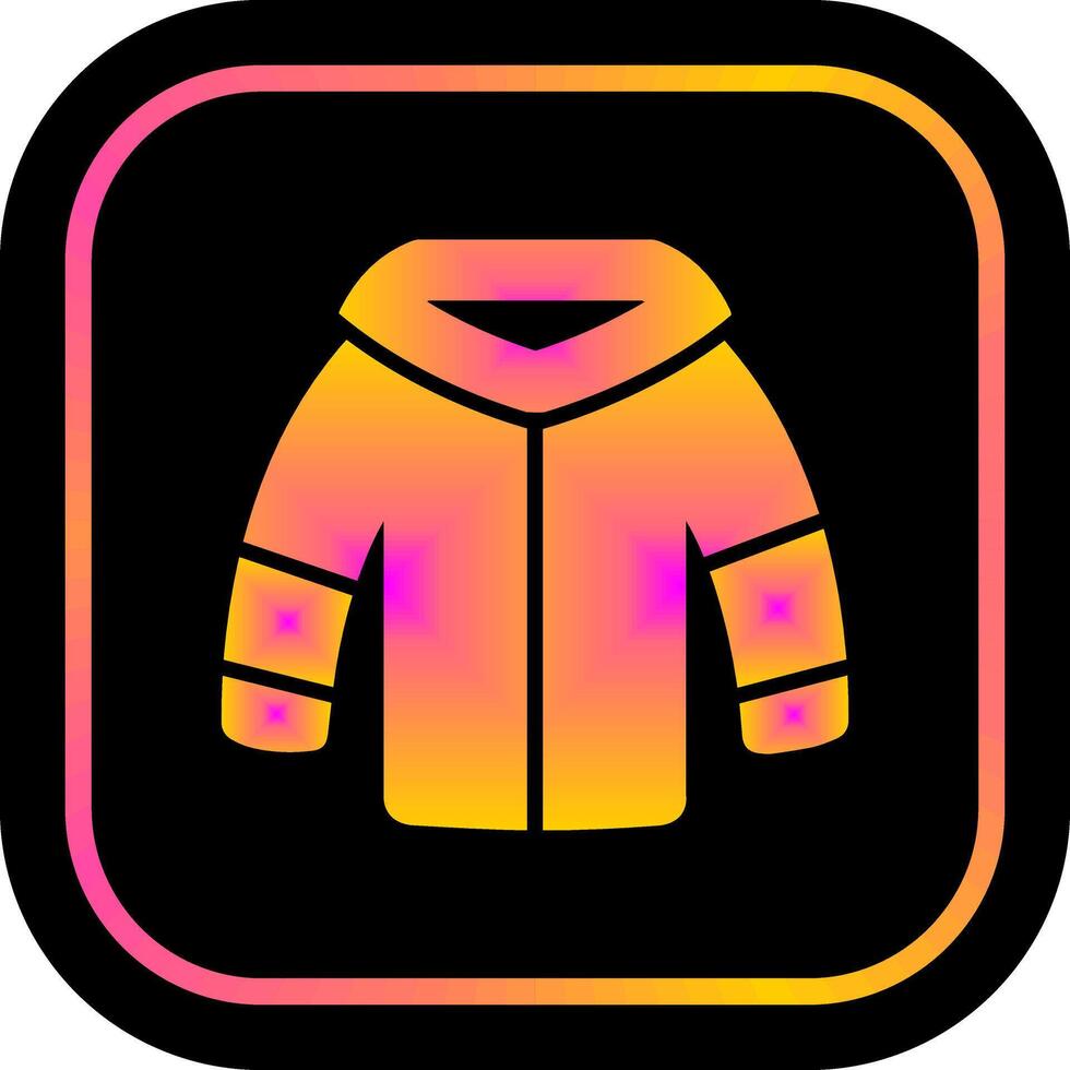 Winter Jacke Symbol Design vektor