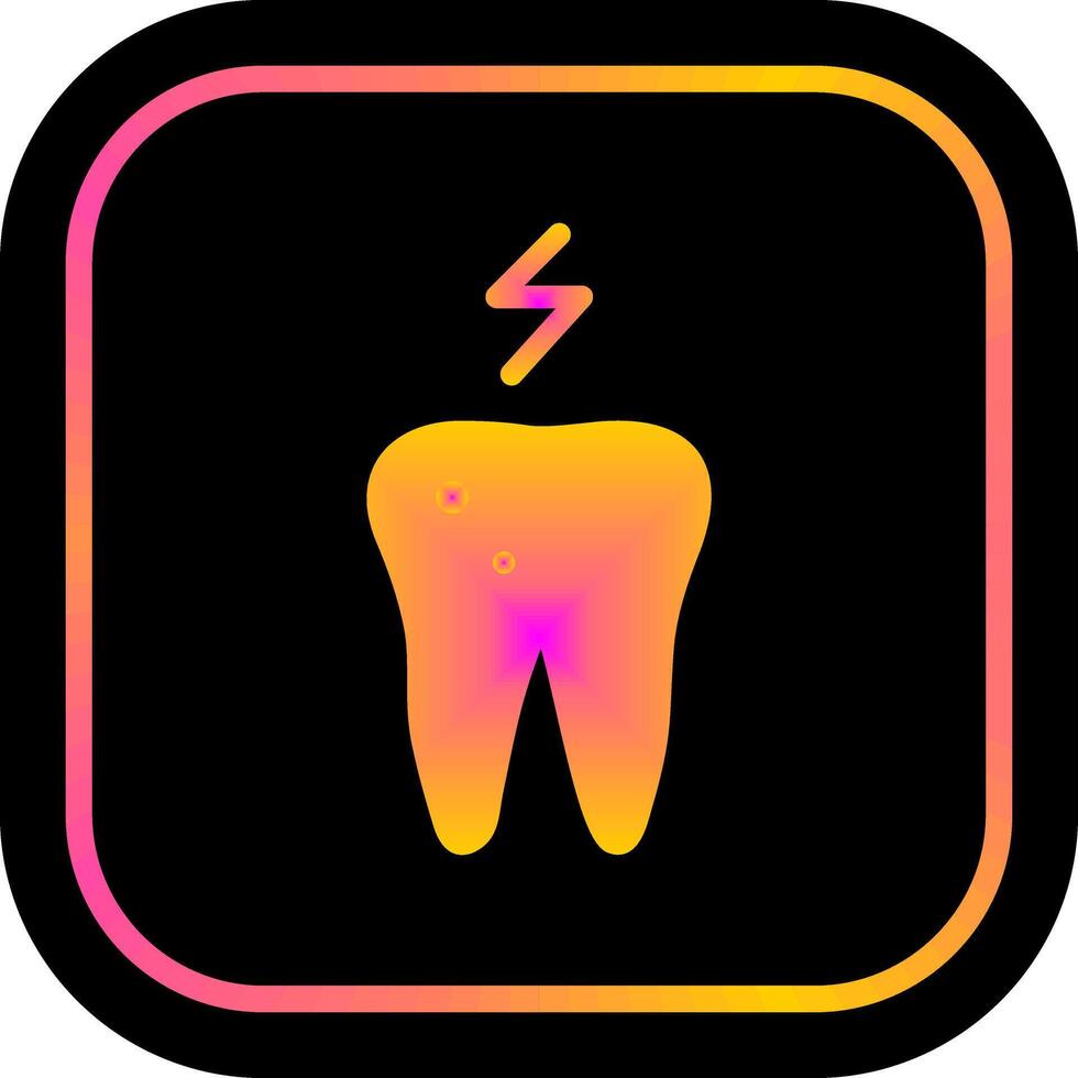 tandvärk och plack ikon design vektor