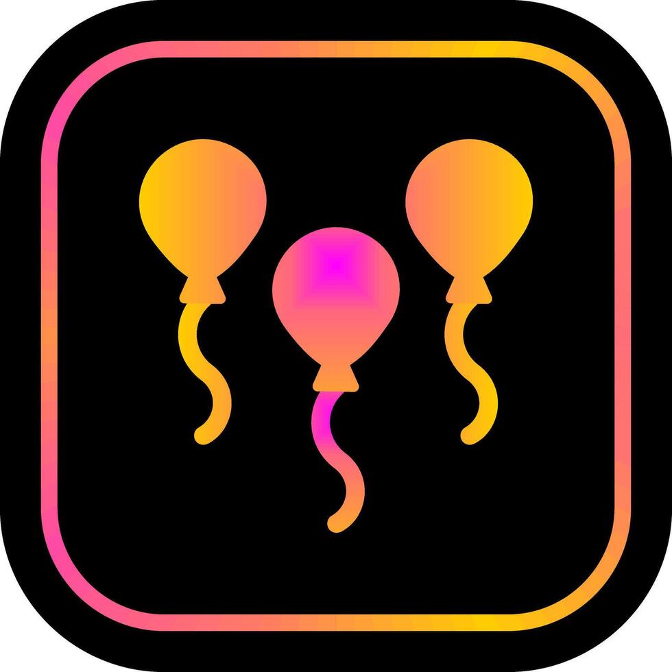 Ballon-Icon-Design vektor