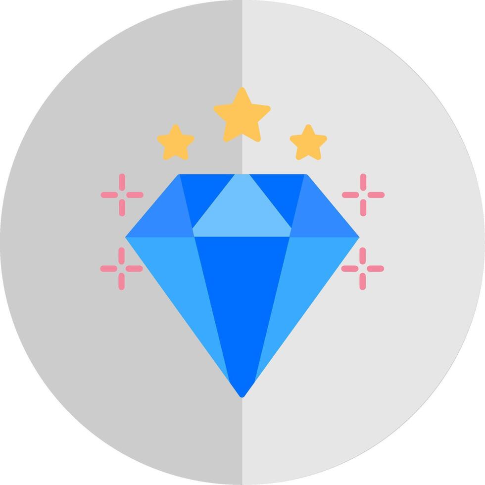 Diamant eben Rahmen Symbol vektor