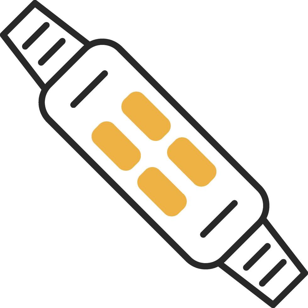 kondition armband flådd fylld ikon vektor