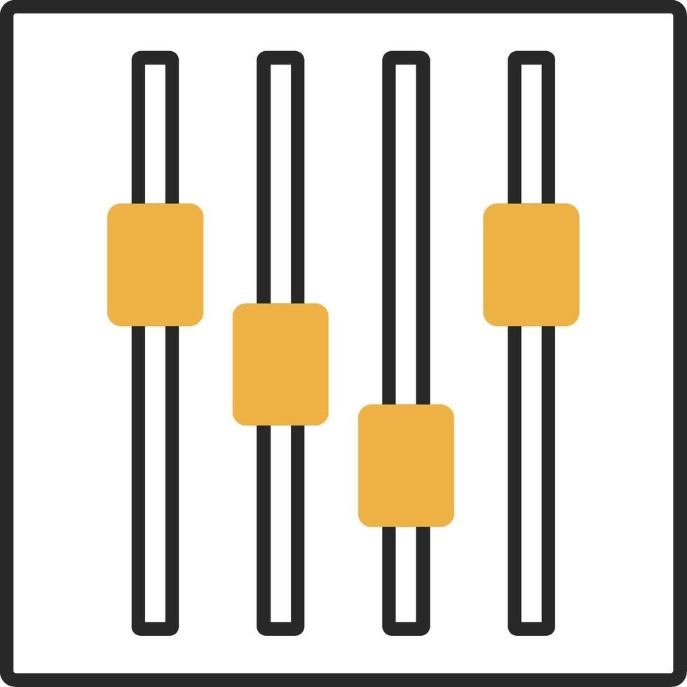 Fader gehäutet gefüllt Symbol vektor