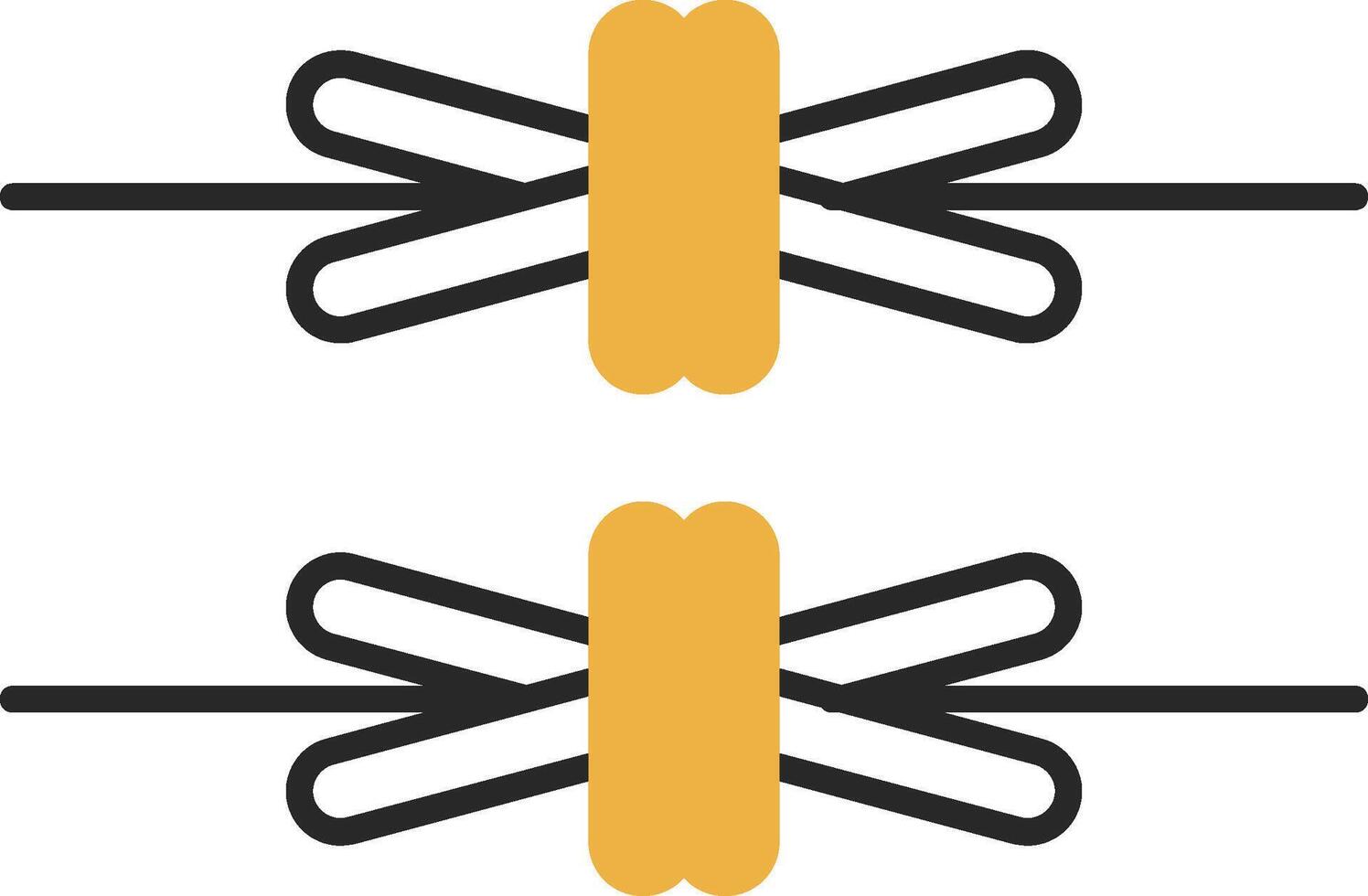 mit Widerhaken Draht gehäutet gefüllt Symbol vektor