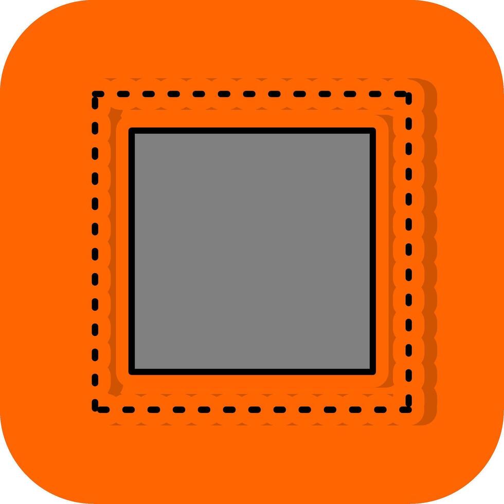 tält fylld orange bakgrund ikon vektor