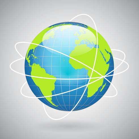 Earth Globe icon vektor