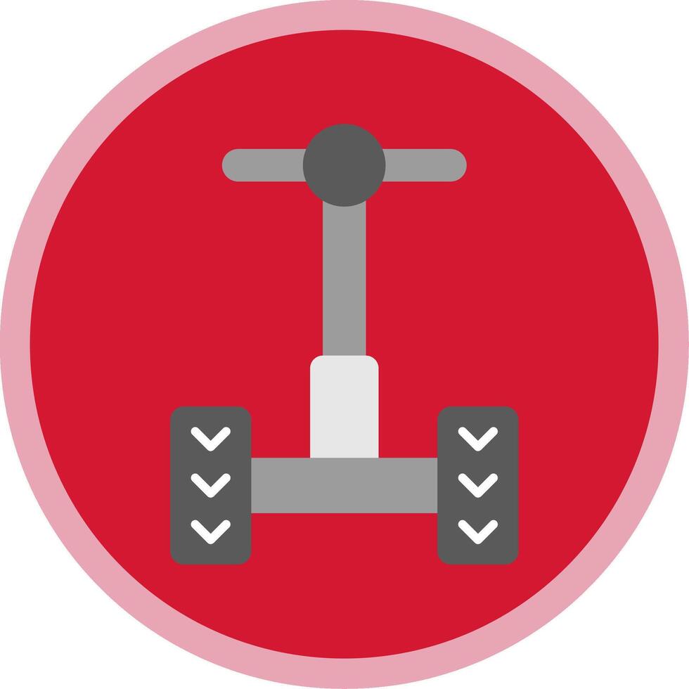 Segway eben multi Kreis Symbol vektor