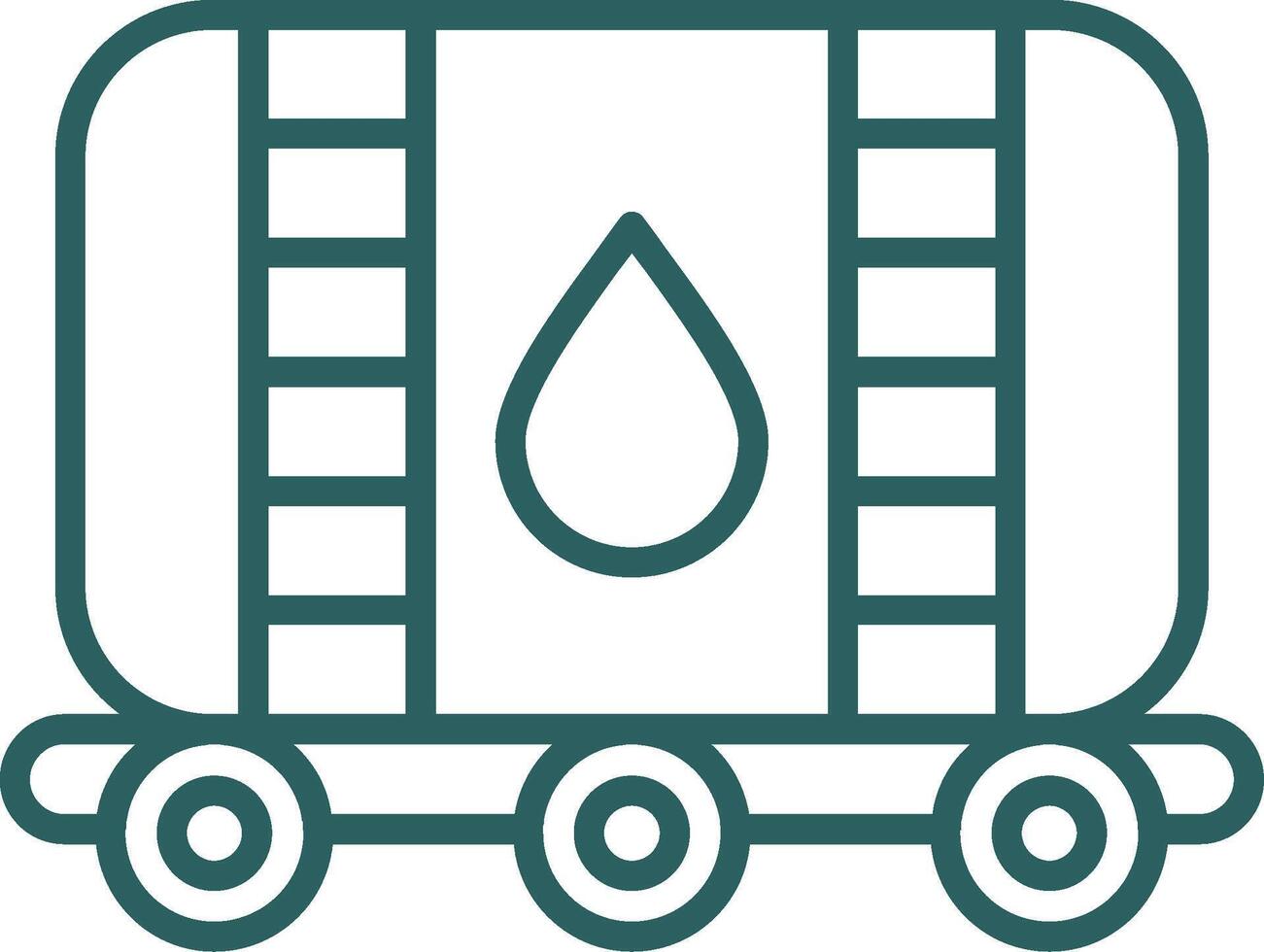 Öl Panzer Linie Gradient runden Ecke Symbol vektor