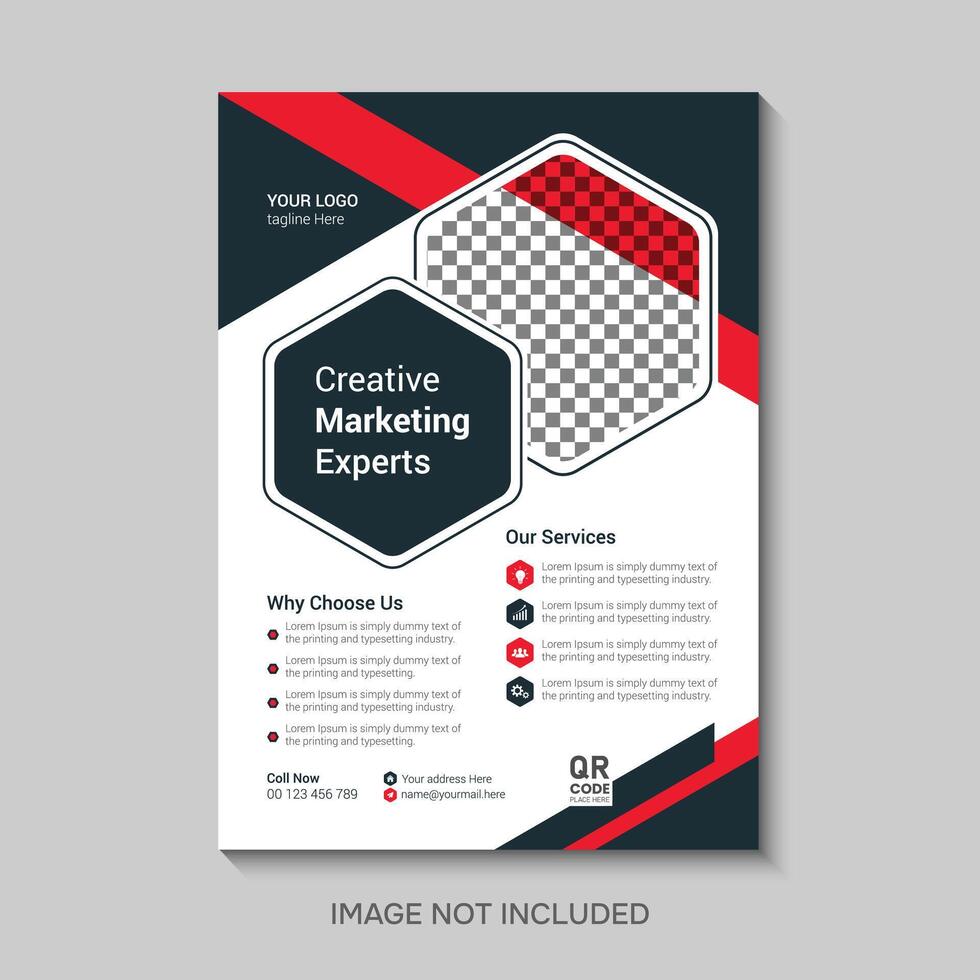 Corporate Flyer Template Design vektor