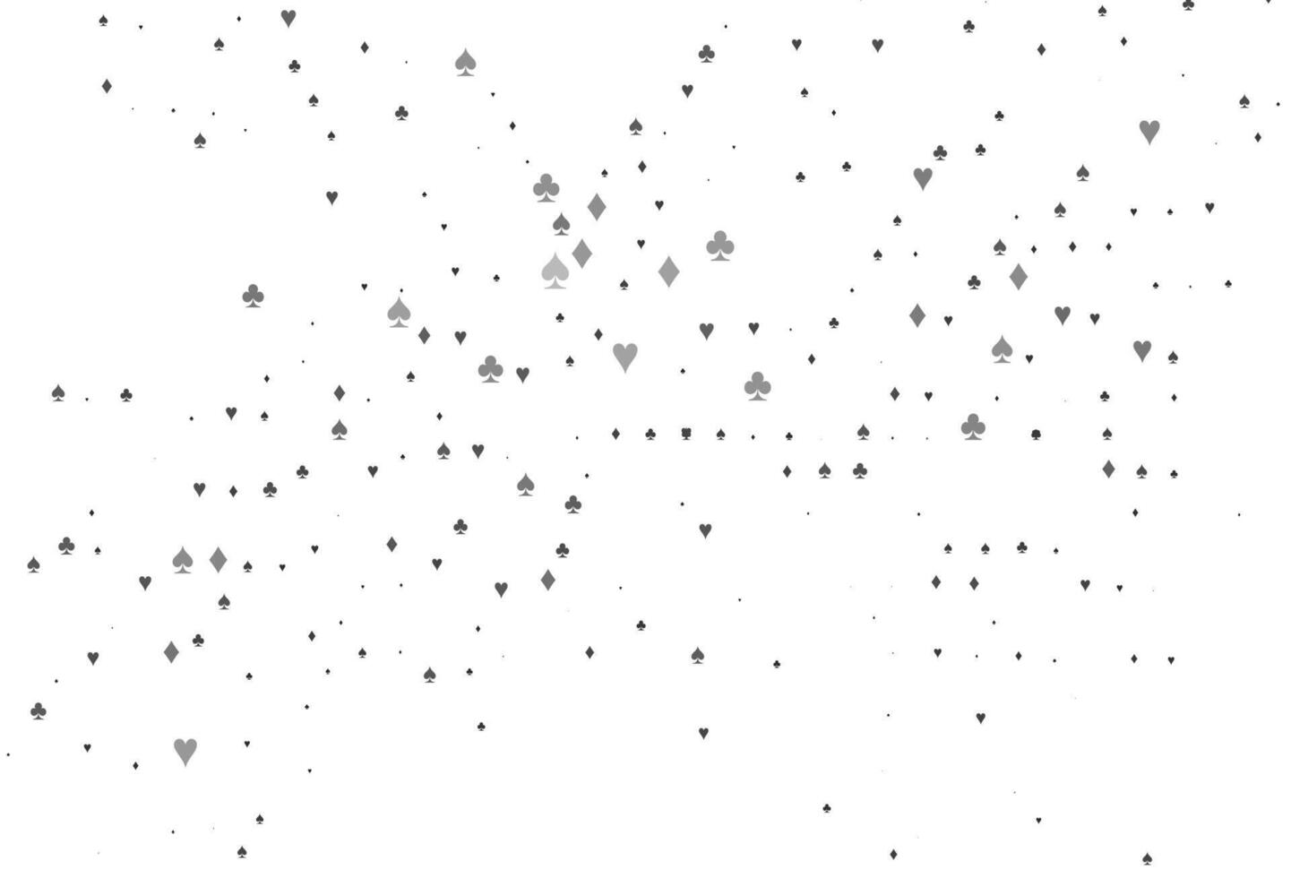 Licht Silber, grau Muster mit Symbol von Karten. vektor