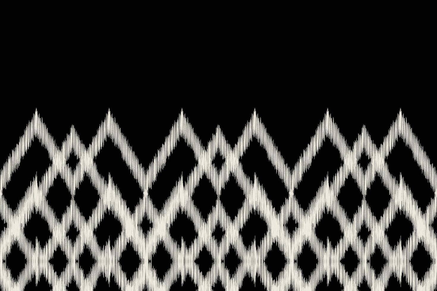 traditionell etnisk ikat motiv tyg bakgrund mönster geometrisk .afrikansk ikat broderi etnisk orientalisk mönster svart bakgrund tapet. abstrakt,,illustration.texture,ram,dekoration. vektor