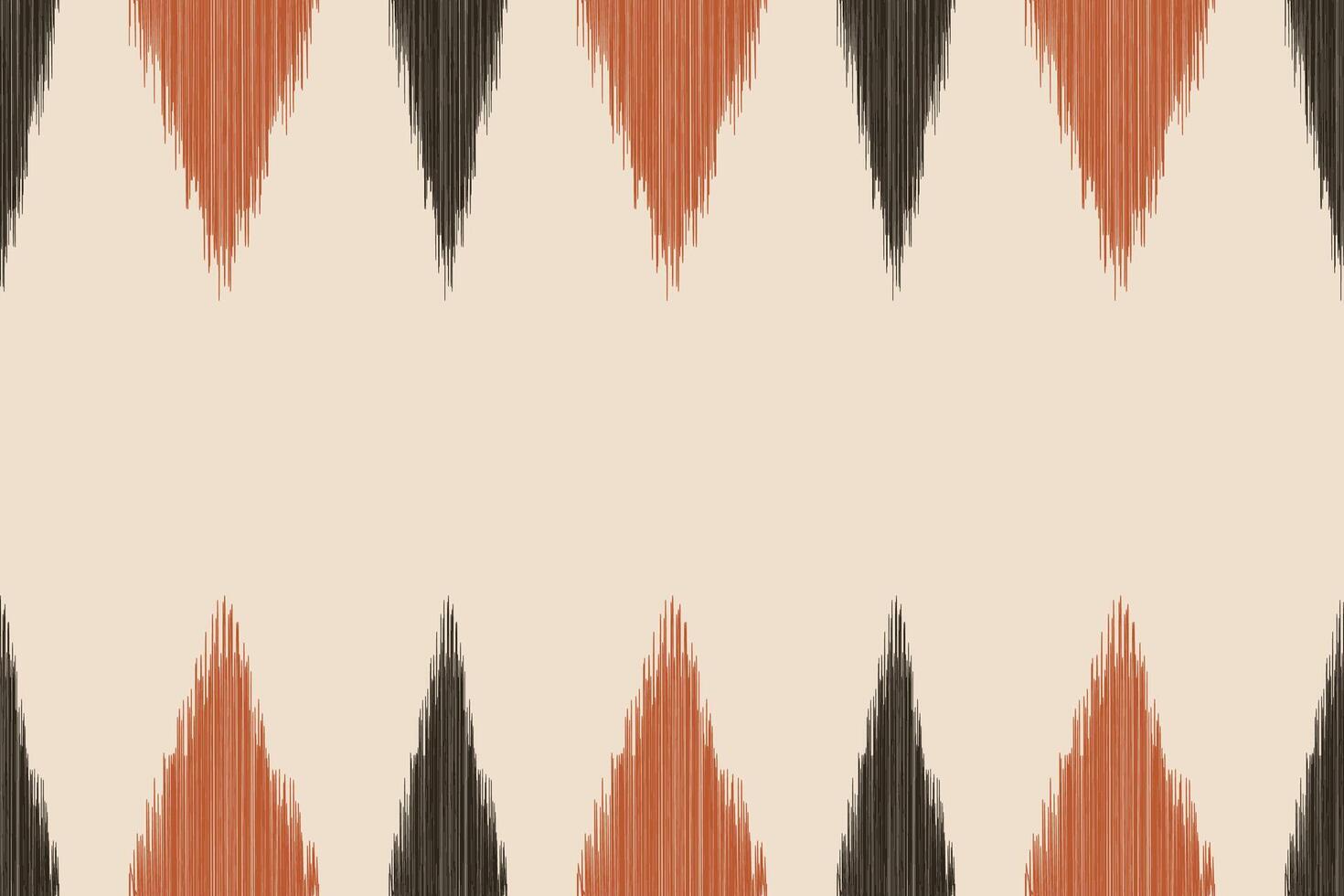 traditionell etnisk ikat motiv tyg mönster bakgrund geometrisk .afrikansk ikat broderi etnisk orientalisk mönster brun bakgrund tapet. abstrakt,,illustration.texture,ram,dekoration. vektor