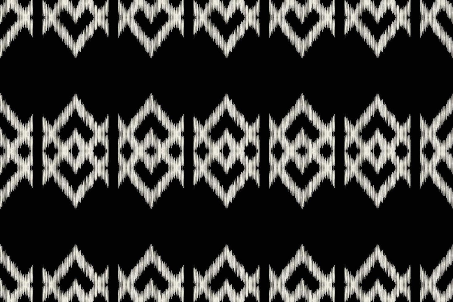 traditionell etnisk ikat motiv tyg bakgrund mönster geometrisk .afrikansk ikat broderi etnisk orientalisk mönster svart bakgrund tapet. abstrakt,,illustration.texture,ram,dekoration. vektor