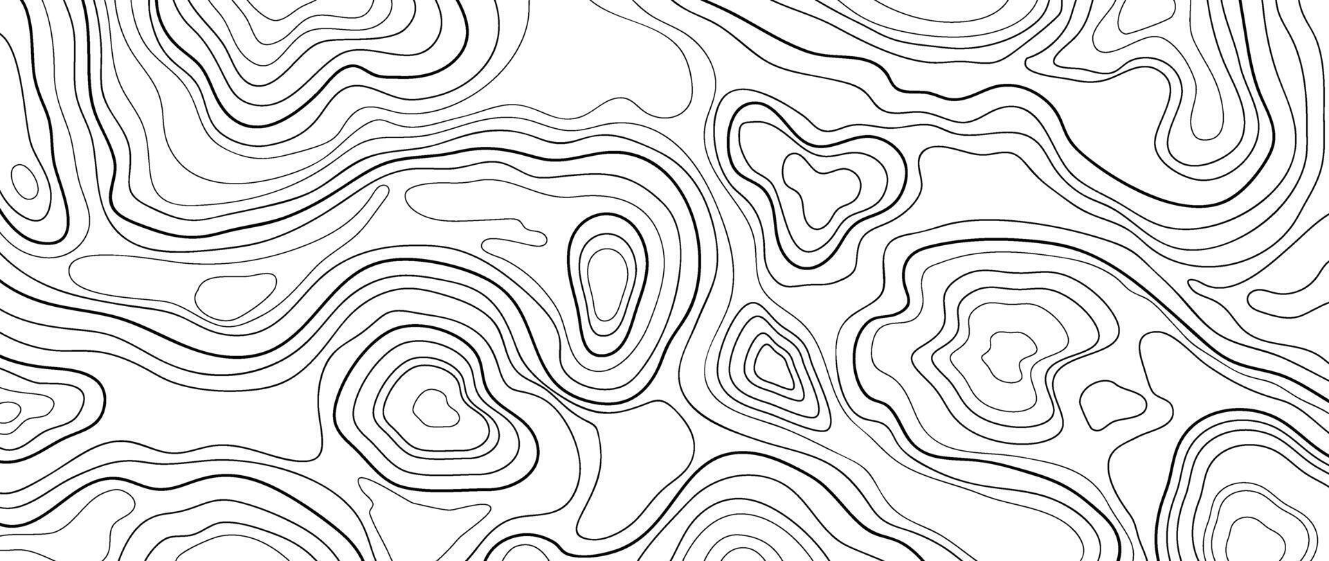 topografisch Karte Muster Hintergrund . abstrakt Berg Terrain Karte Hintergrund mit abstrakt gestalten Linie Textur. Design Illustration zum Mauer Kunst, Stoff, Verpackung, Netz, Banner, Hintergrund. vektor