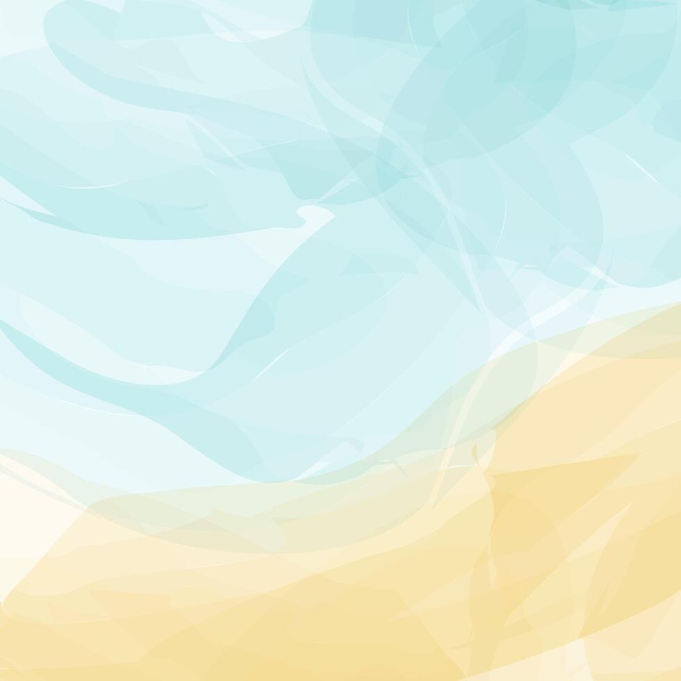 abstrakt Hintergrund Textur von Aquarell verschwommen Flecken im modisch Sanft Blau und Gelb Schattierungen. vektor