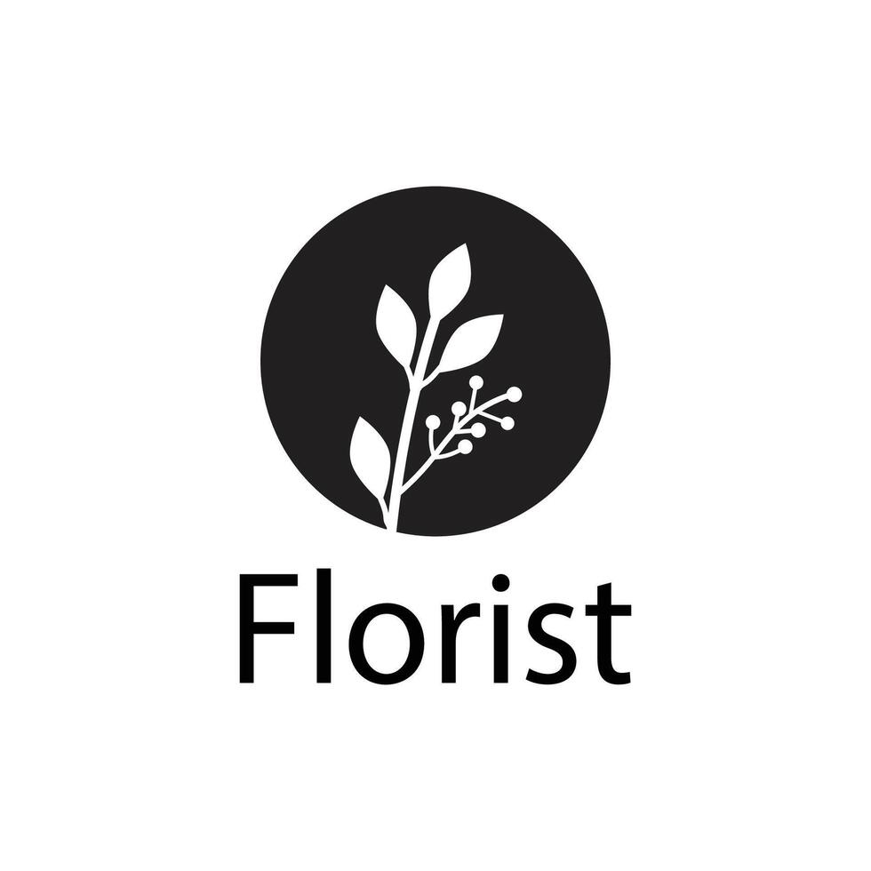 Schönheit Florist botanisch Blume Design vektor