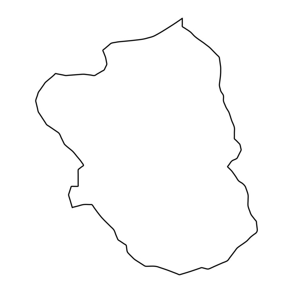 ringsted Gemeinde Karte, administrative Aufteilung von Dänemark. Illustration. vektor