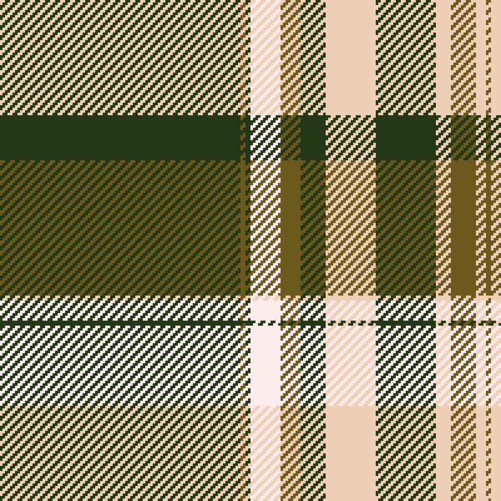 Textil- Tartan Stoff von Plaid Textur mit ein nahtlos Hintergrund Muster überprüfen. vektor