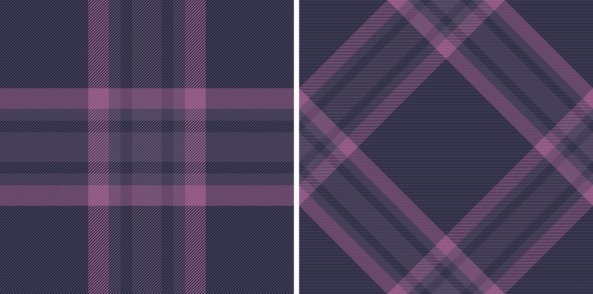 Hintergrund Muster Plaid von Textil- Stoff nahtlos mit ein Tartan Textur überprüfen. vektor