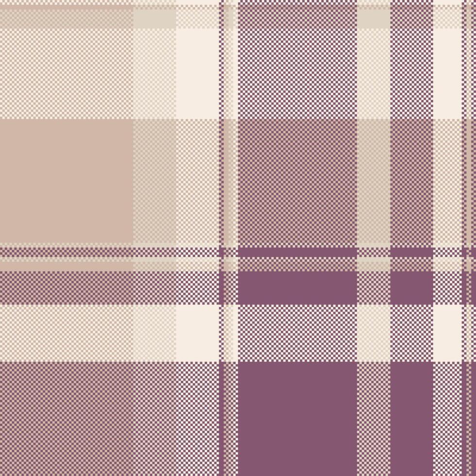 Textur Textil- Muster von Tartan nahtlos mit ein Plaid prüfen Hintergrund Stoff. vektor