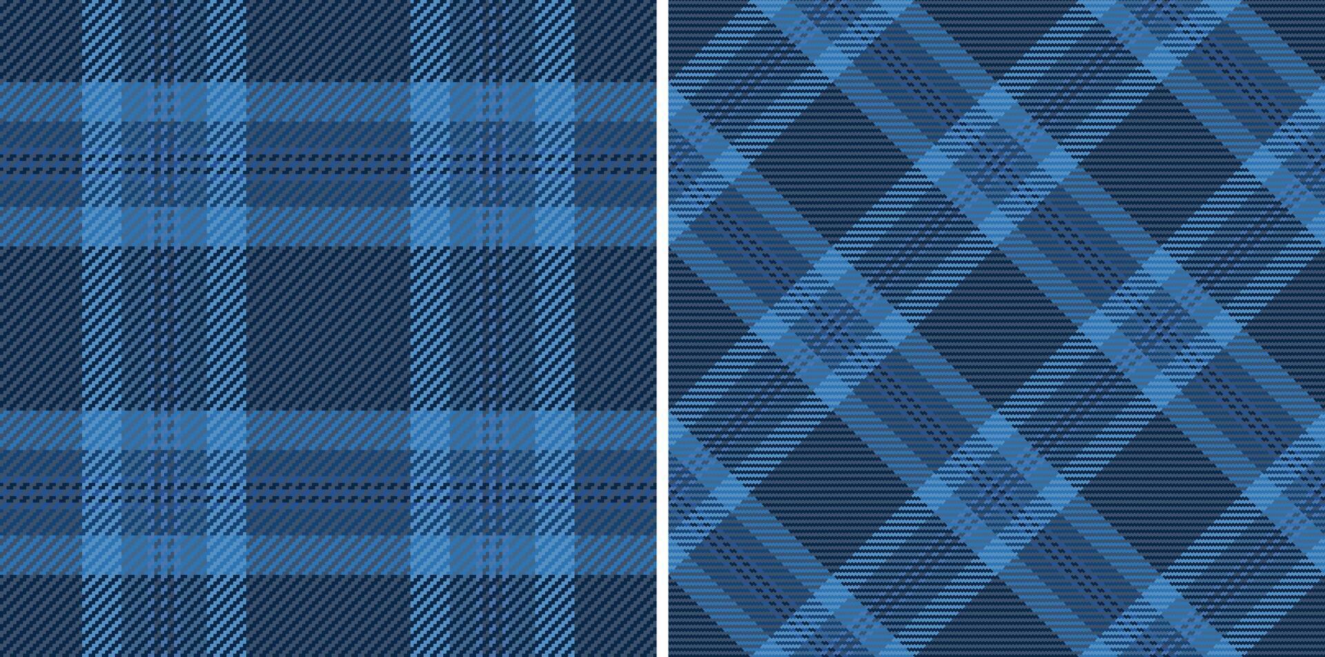 Textil- nahtlos Plaid von Textur prüfen mit ein Hintergrund Stoff Tartan Muster. vektor