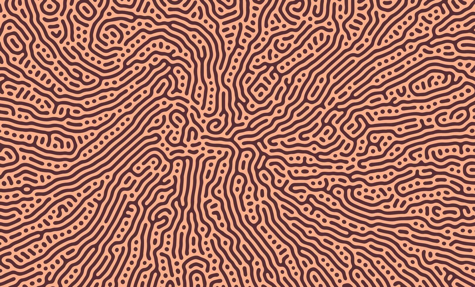 rot elegant organisch turing nahtlos Muster. abstrakt organisch Hintergrund vektor