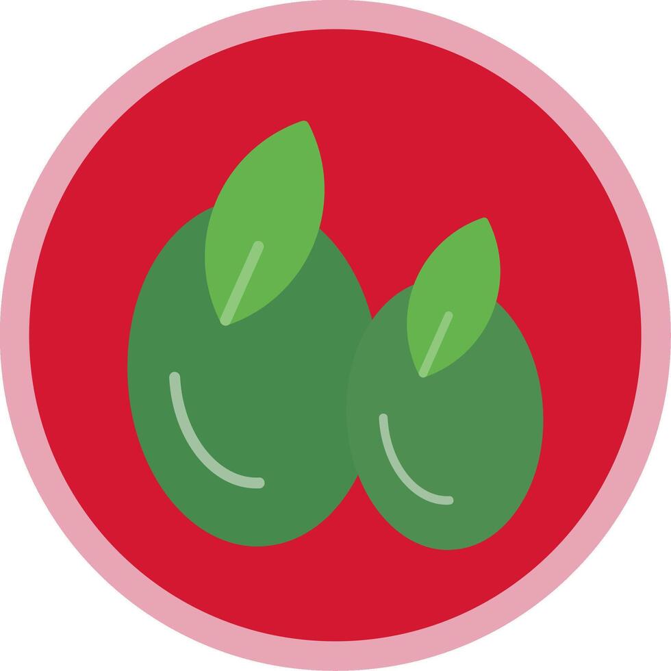 Olive eben multi Kreis Symbol vektor
