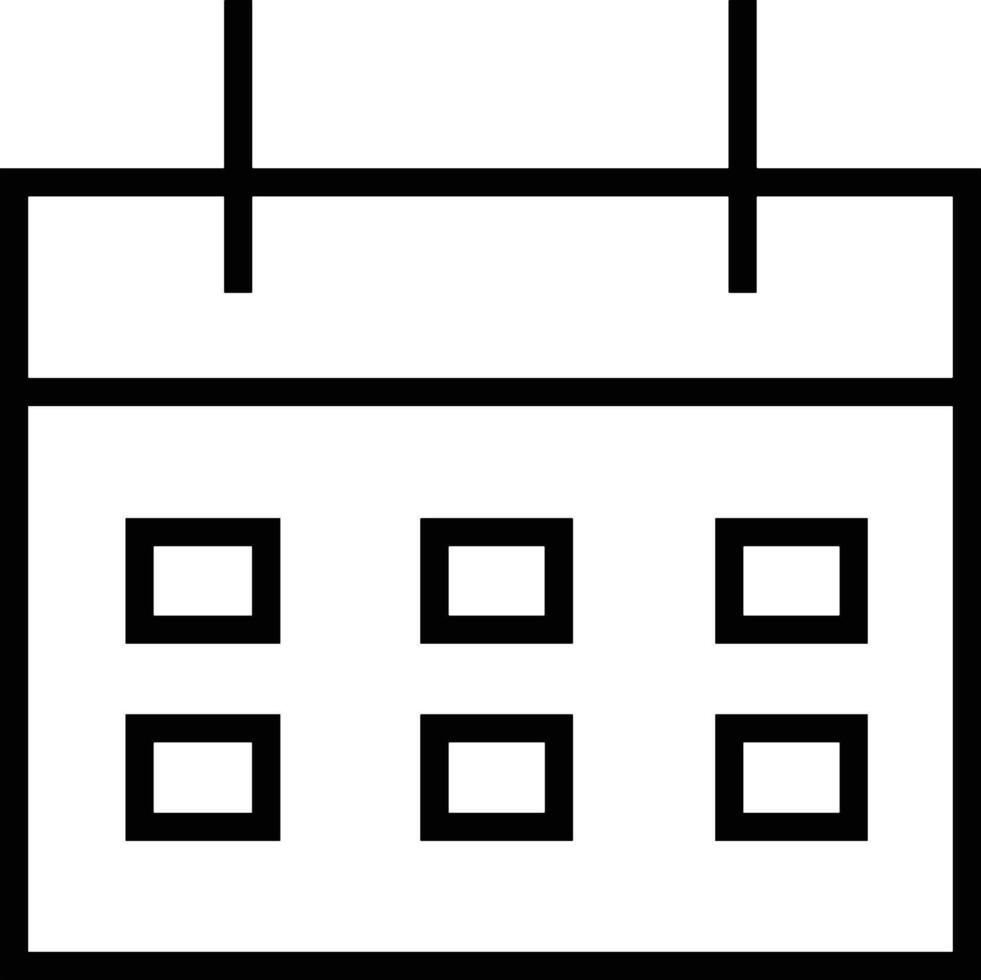 kalender ikon för schema påminnelse symbol bild på de vit bakgrund vektor