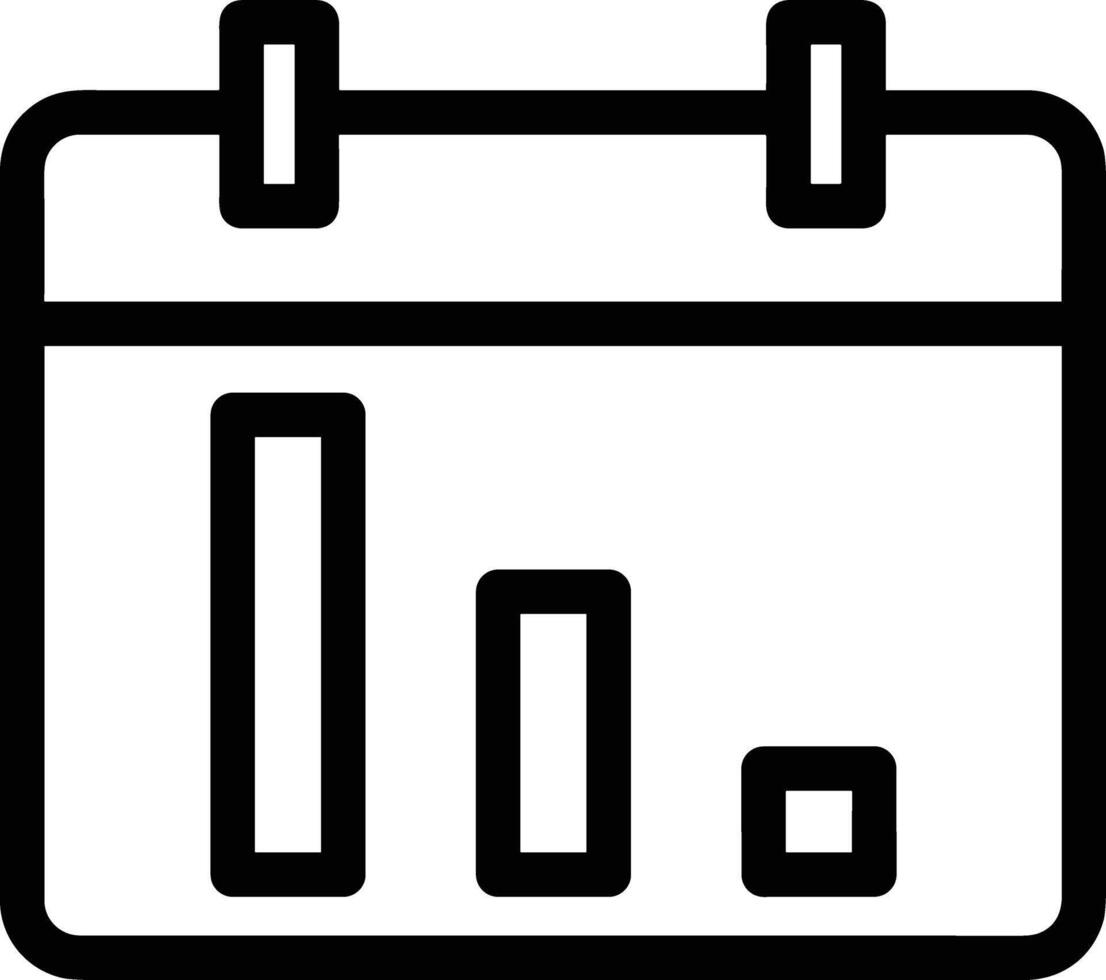 Kalender Symbol zum Zeitplan Erinnerung Symbol Bild auf das Weiß Hintergrund vektor