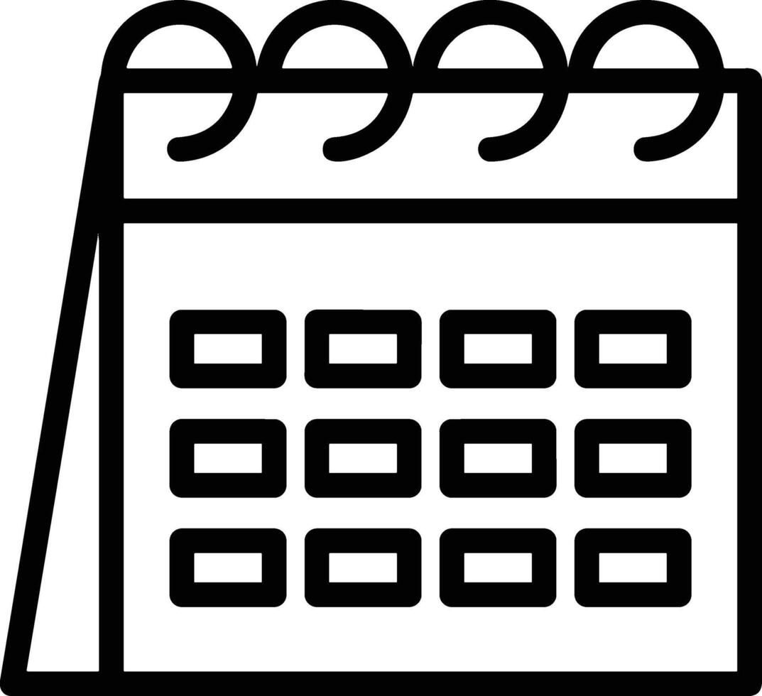 kalender ikon för schema påminnelse symbol bild på de vit bakgrund vektor