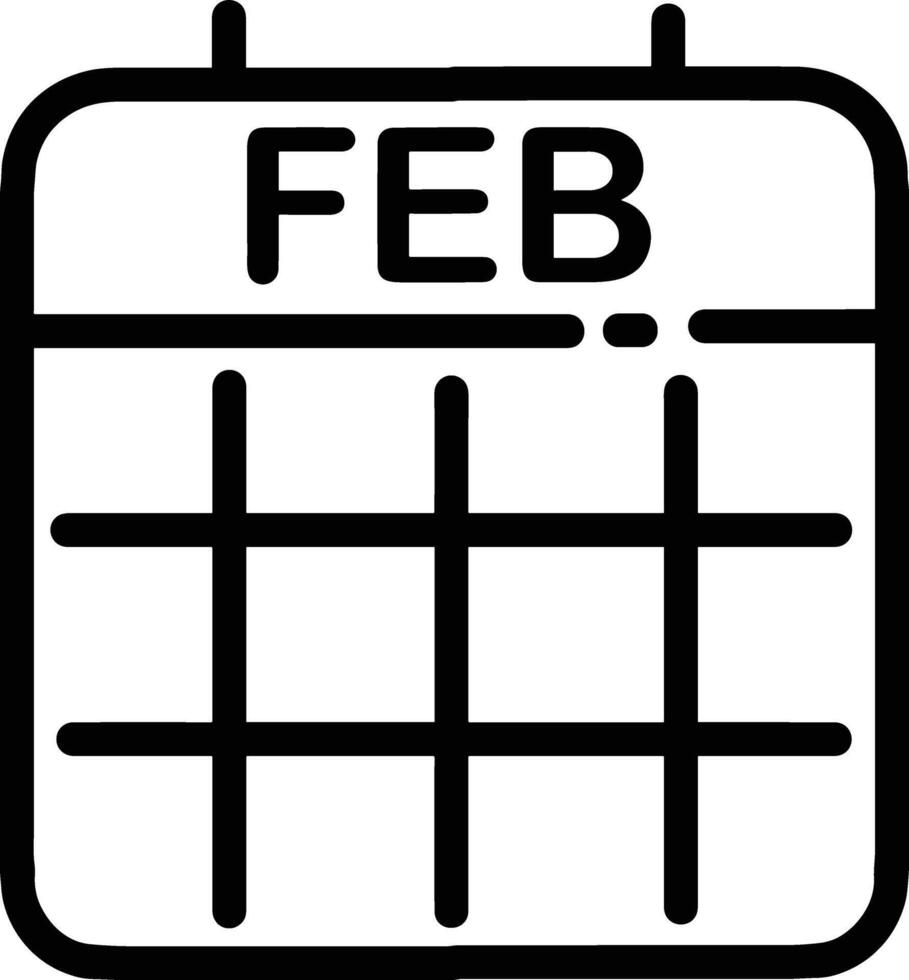 Kalender Symbol zum Zeitplan Erinnerung Symbol Bild auf das Weiß Hintergrund vektor