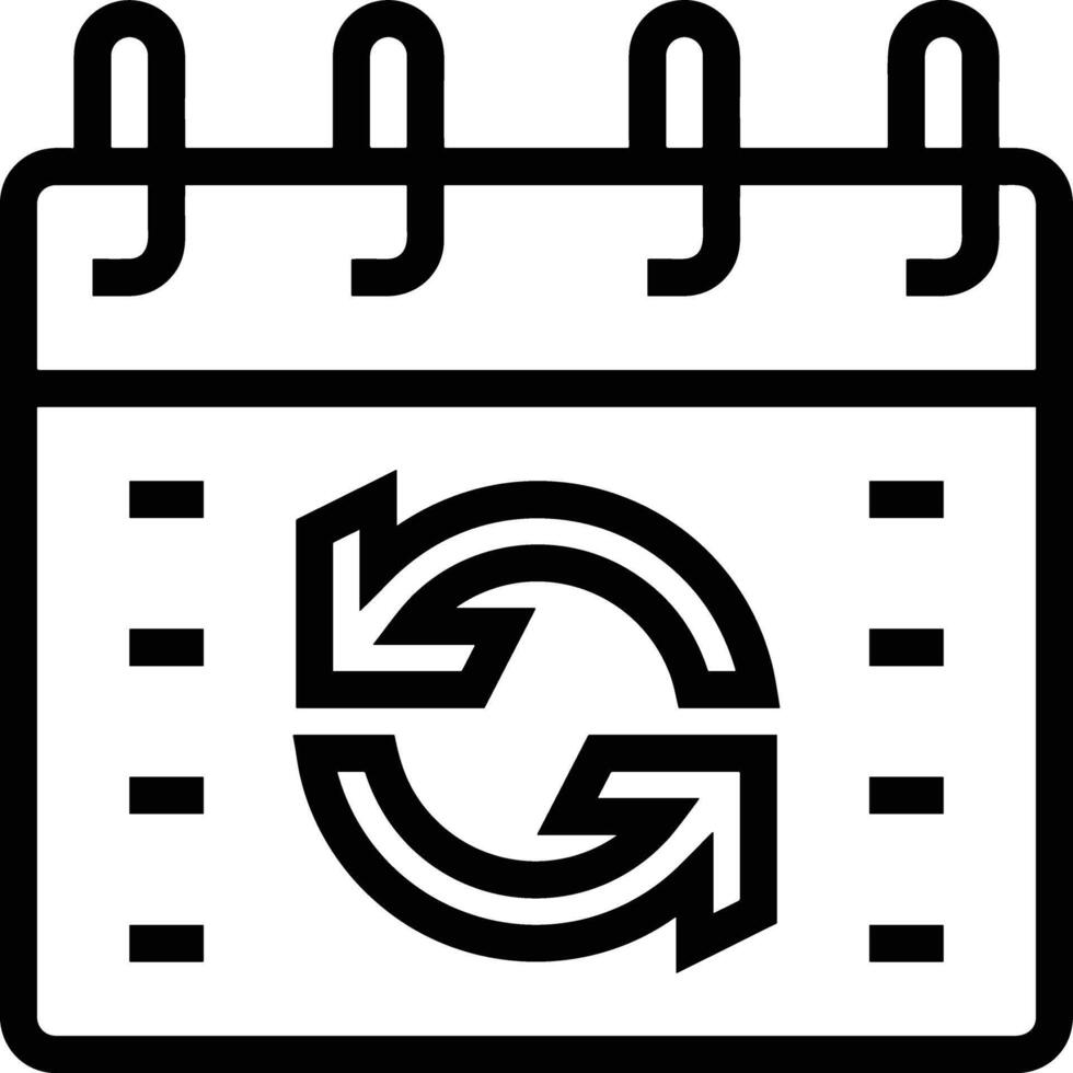 Kalender Symbol zum Zeitplan Erinnerung Symbol Bild auf das Weiß Hintergrund vektor