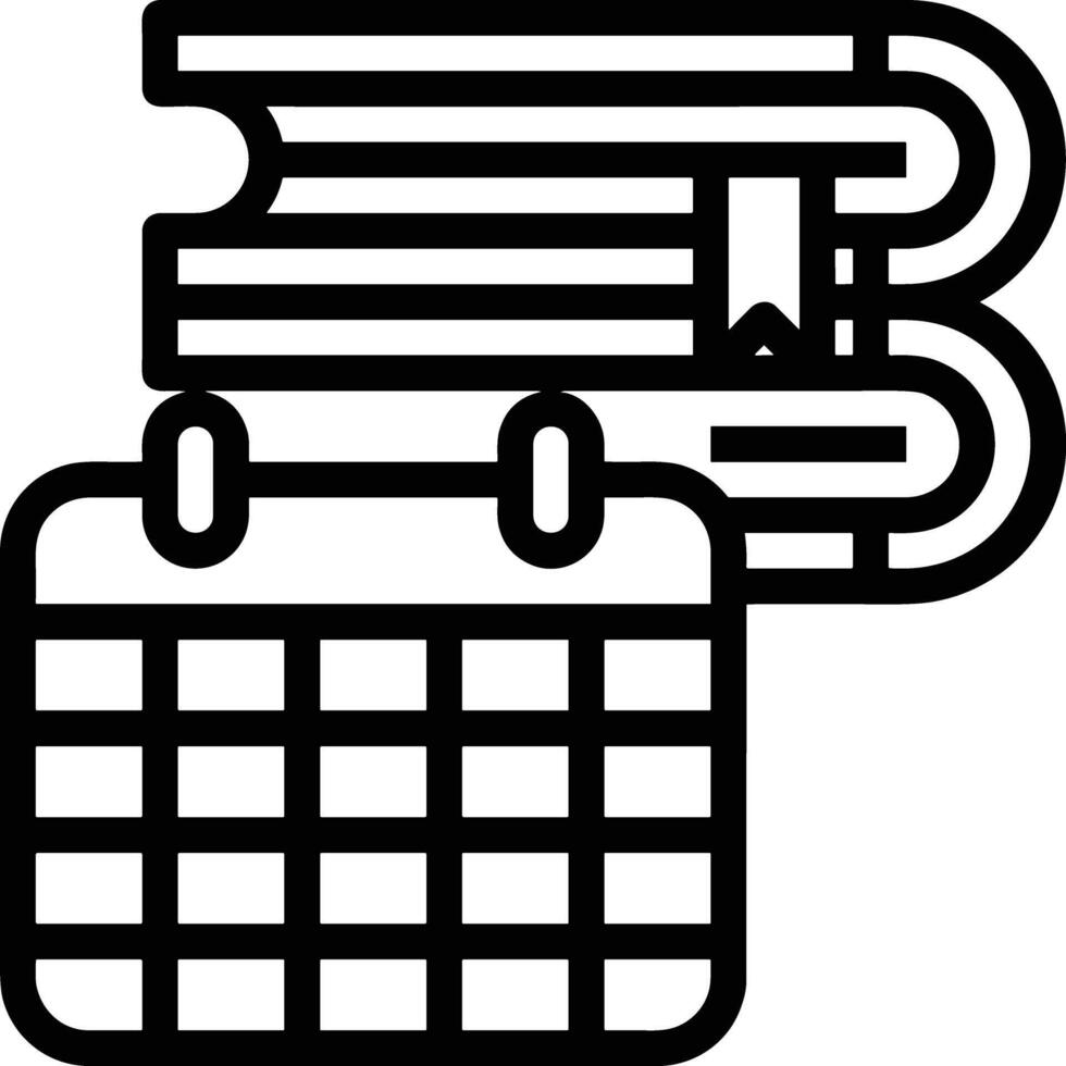 kalender ikon för schema påminnelse symbol bild på de vit bakgrund vektor