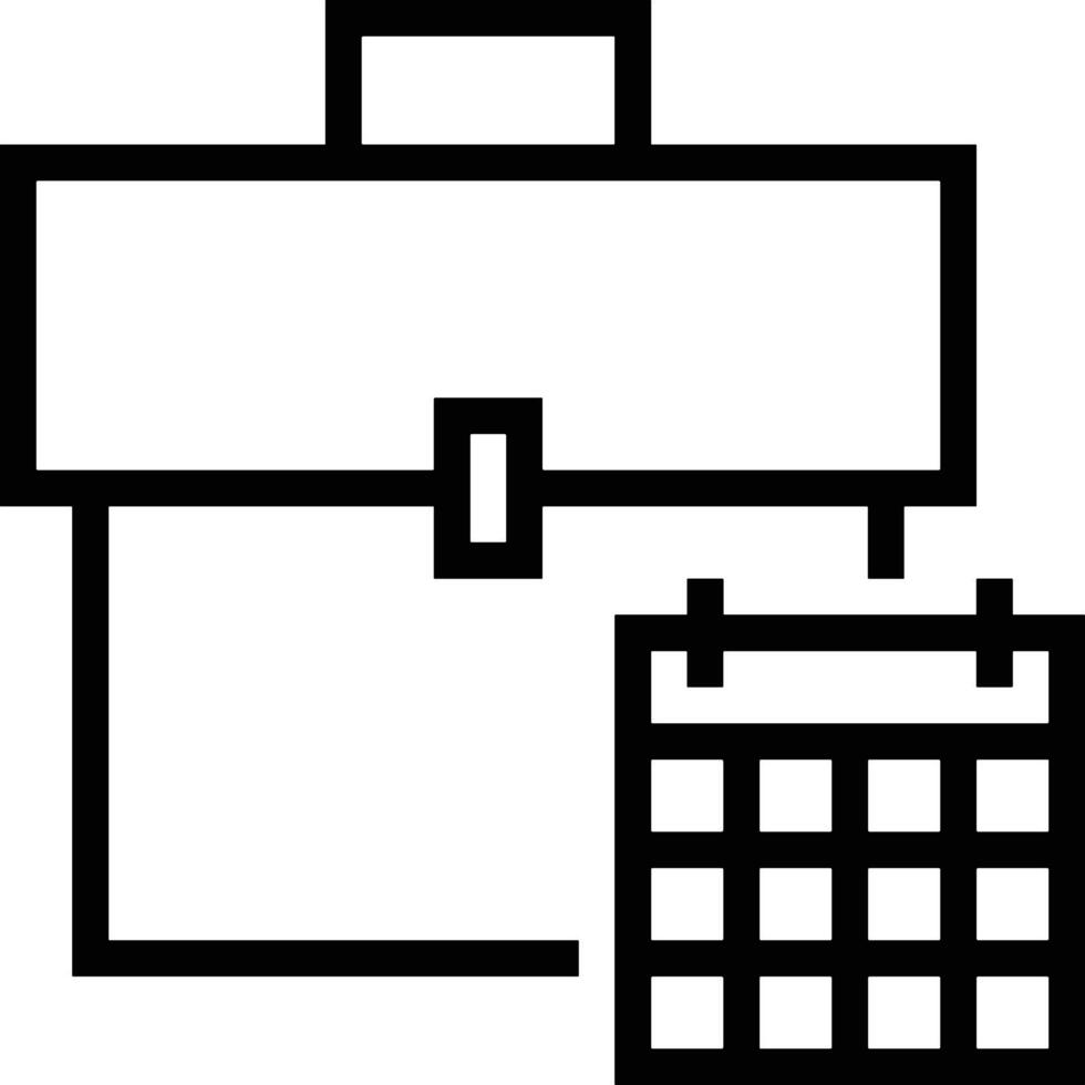 Kalender Symbol zum Zeitplan Erinnerung Symbol Bild auf das Weiß Hintergrund vektor