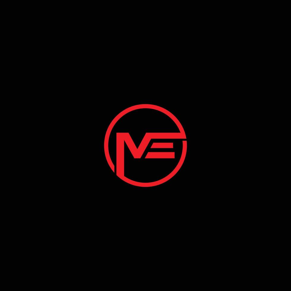 M, e, mich Brief Logo Design vektor