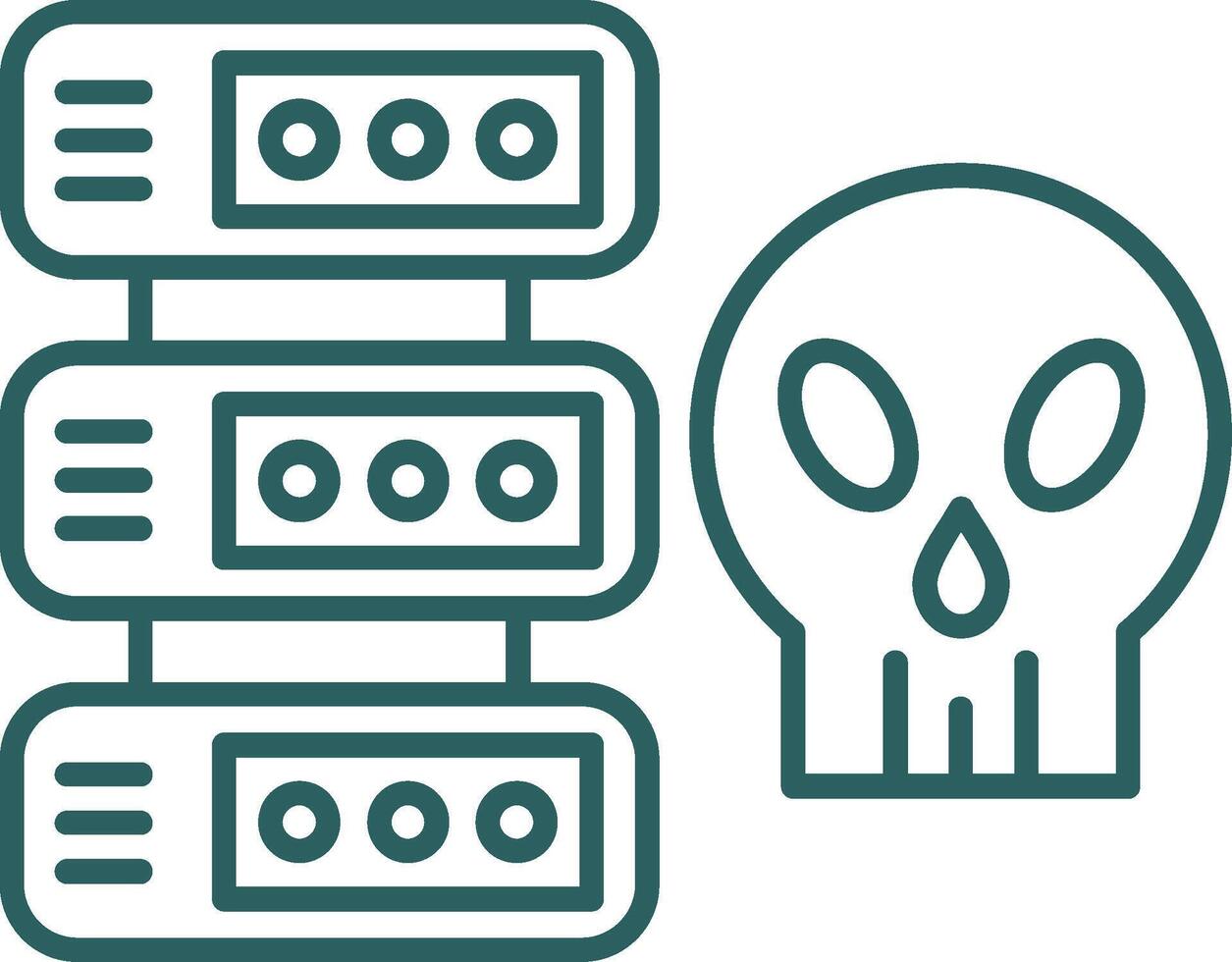 hacken Linie Gradient runden Ecke Symbol vektor