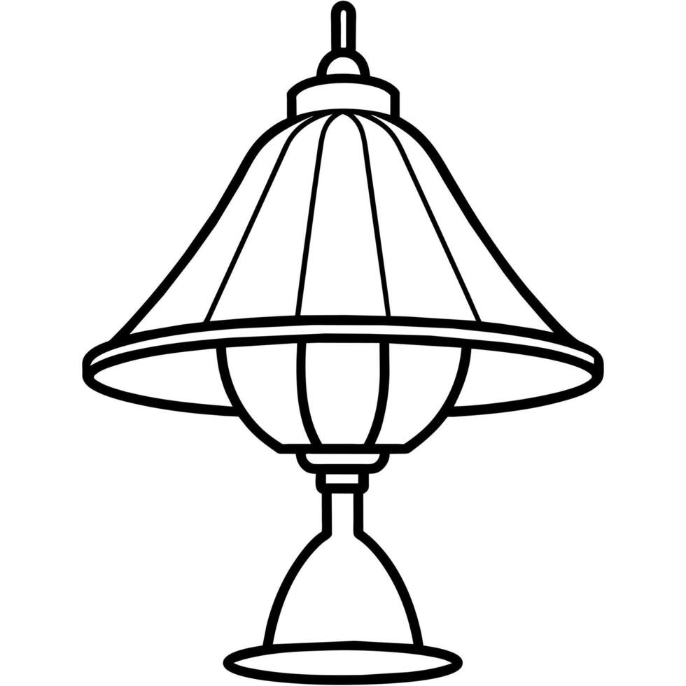 lampa översikt illustration digital färg bok sida linje konst teckning vektor