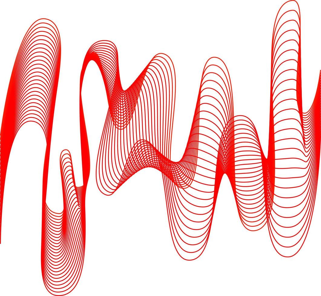 abstrakt mönster färgade vågor spektrum blå grön gradient övergång transparent vibration bakgrund vektor