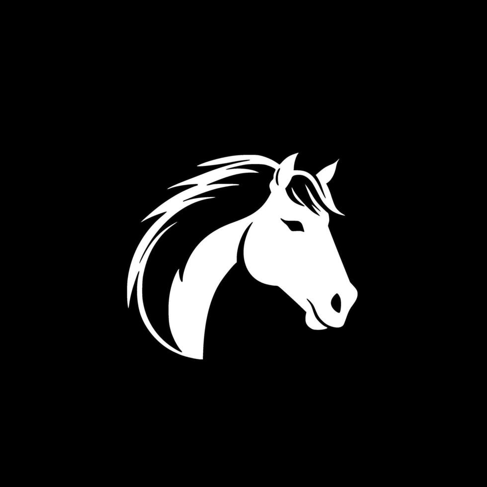 häst - hög kvalitet logotyp - illustration idealisk för t-shirt grafisk vektor