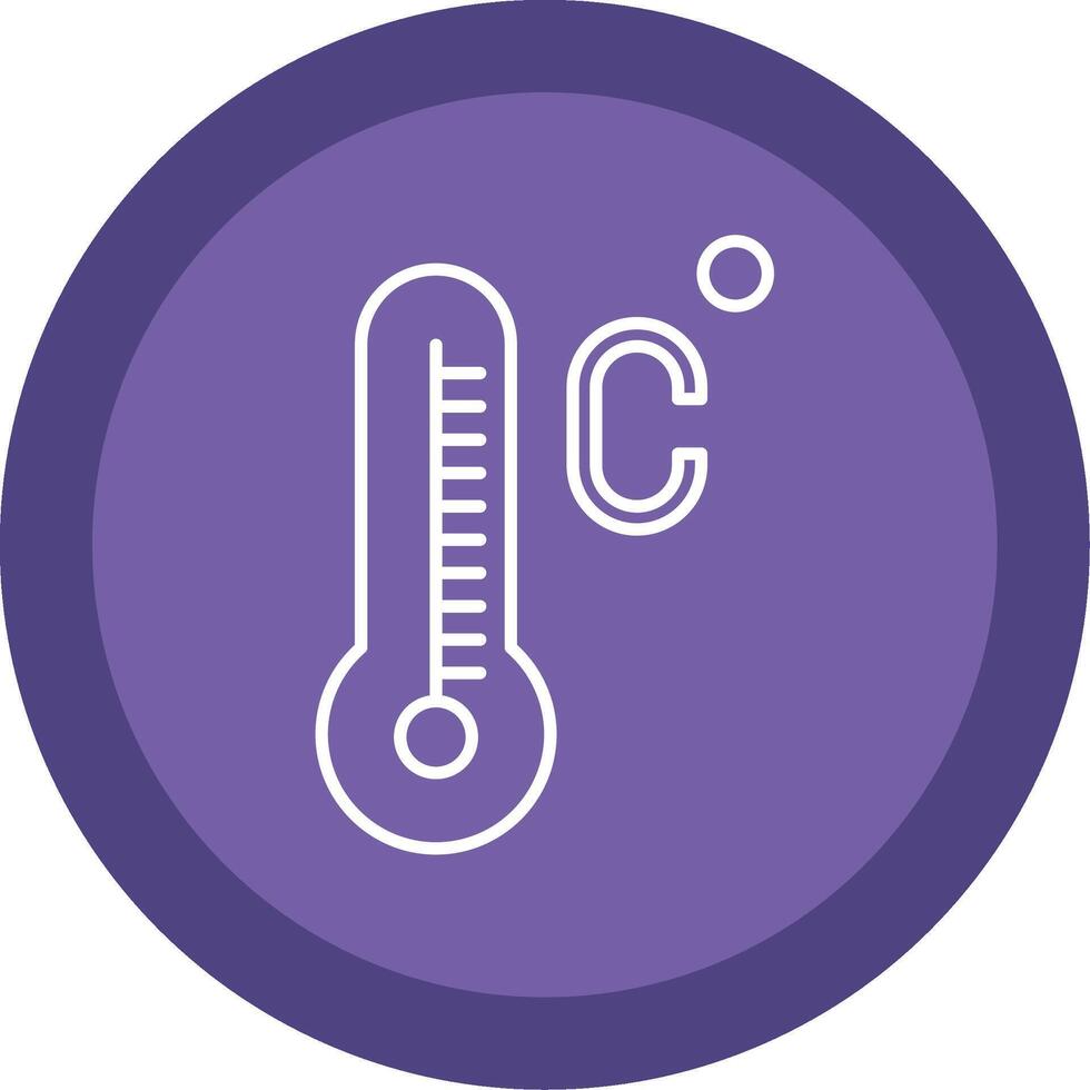 Celsius Linie multi Kreis Symbol vektor