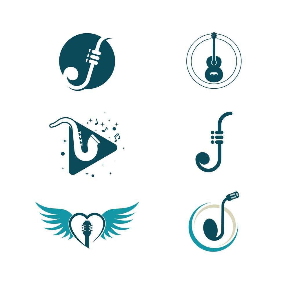 Jazz-Musik-Symbol-Vektor-Illustration-Design vektor