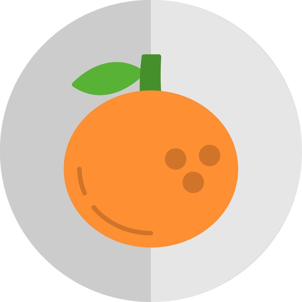 Clementine eben Rahmen Symbol vektor