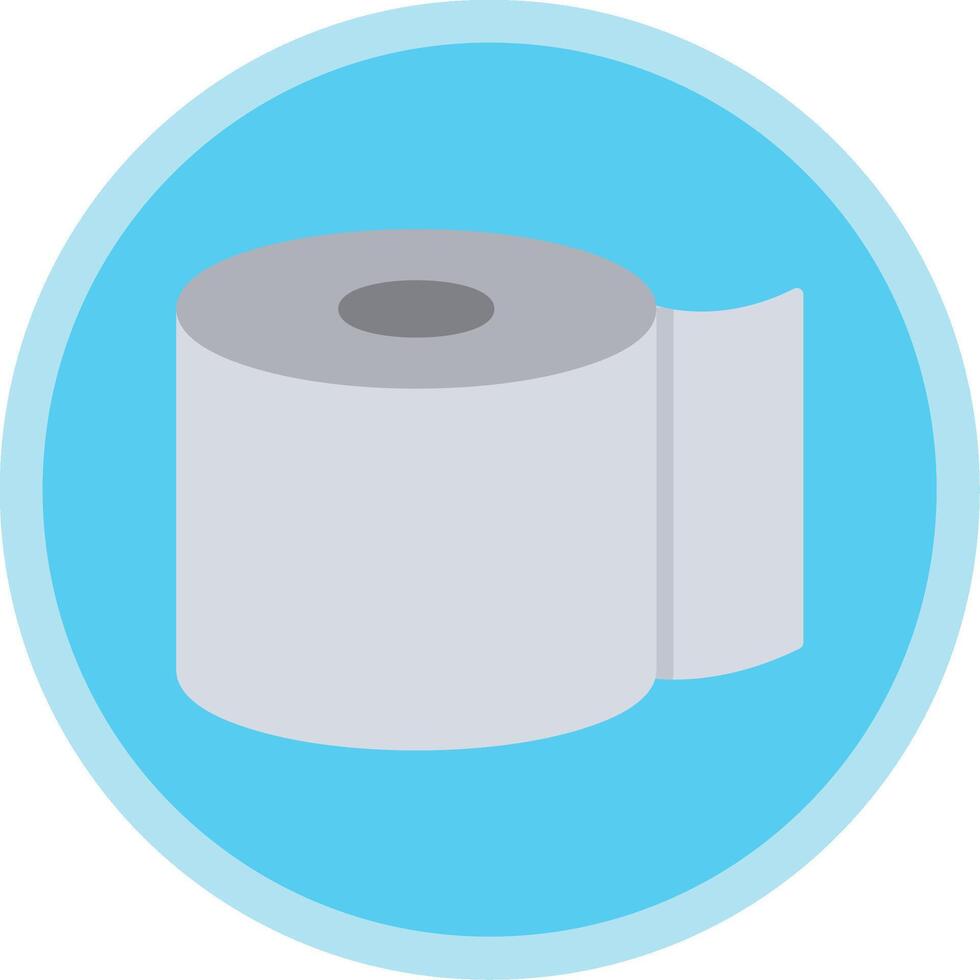 Toilette Papier eben multi Kreis Symbol vektor