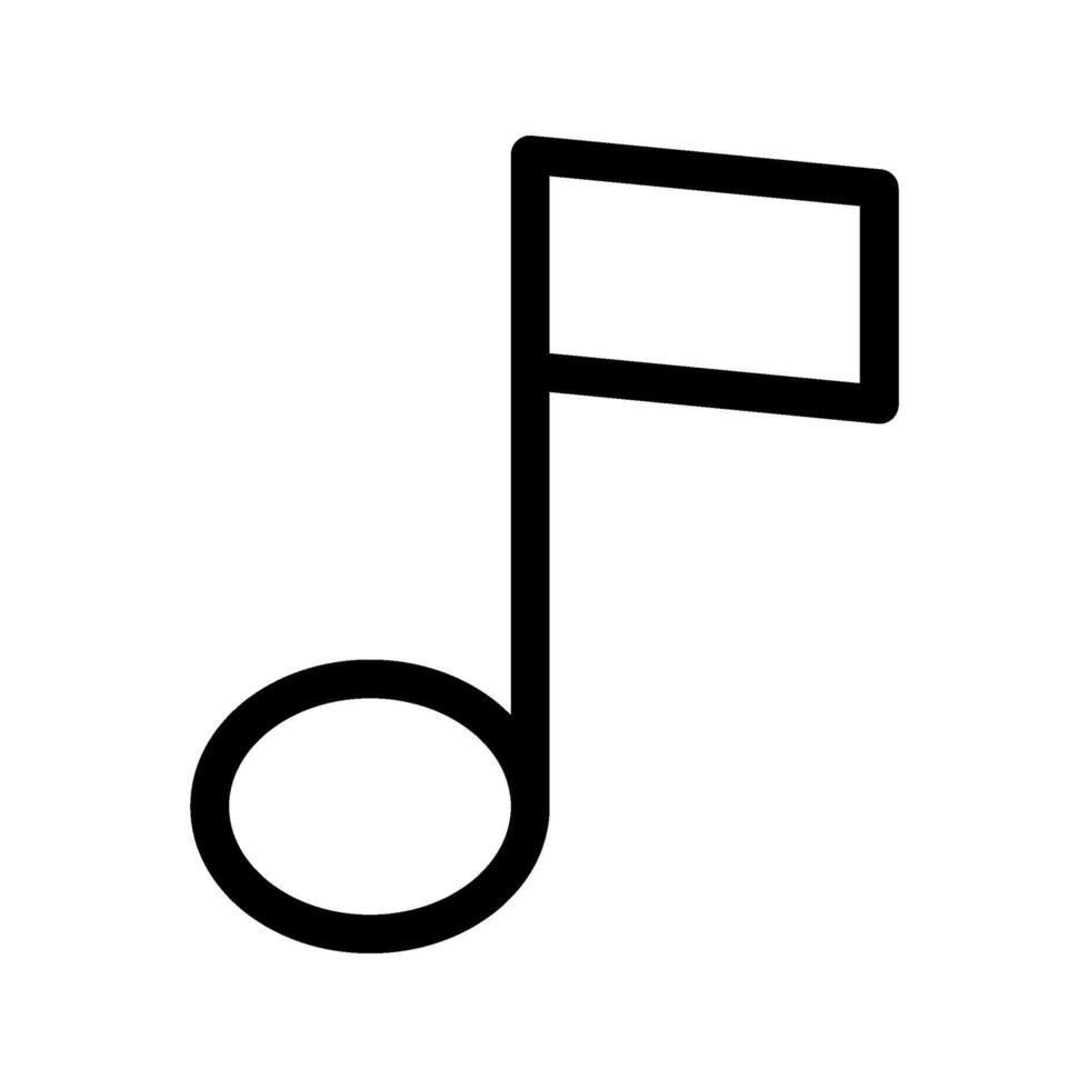 Musik- Symbol Symbol Design Illustration vektor