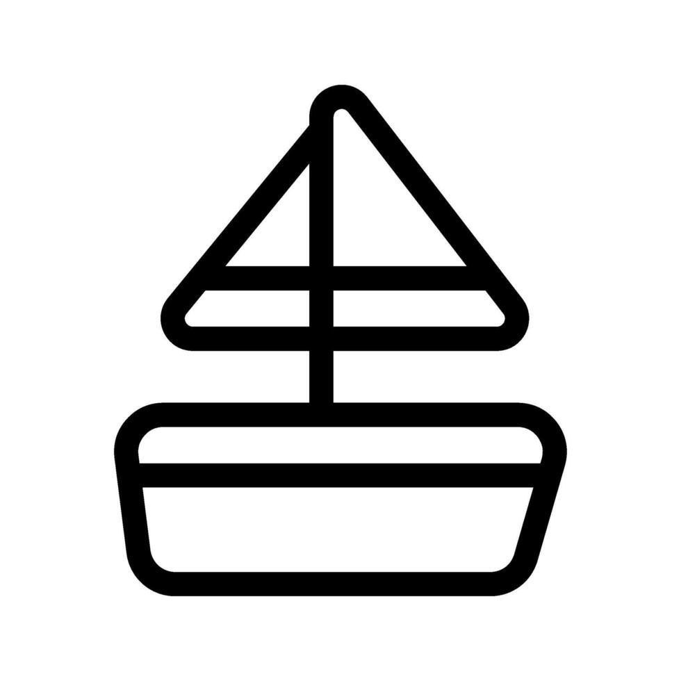 Segelboot Symbol Symbol Design Illustration vektor