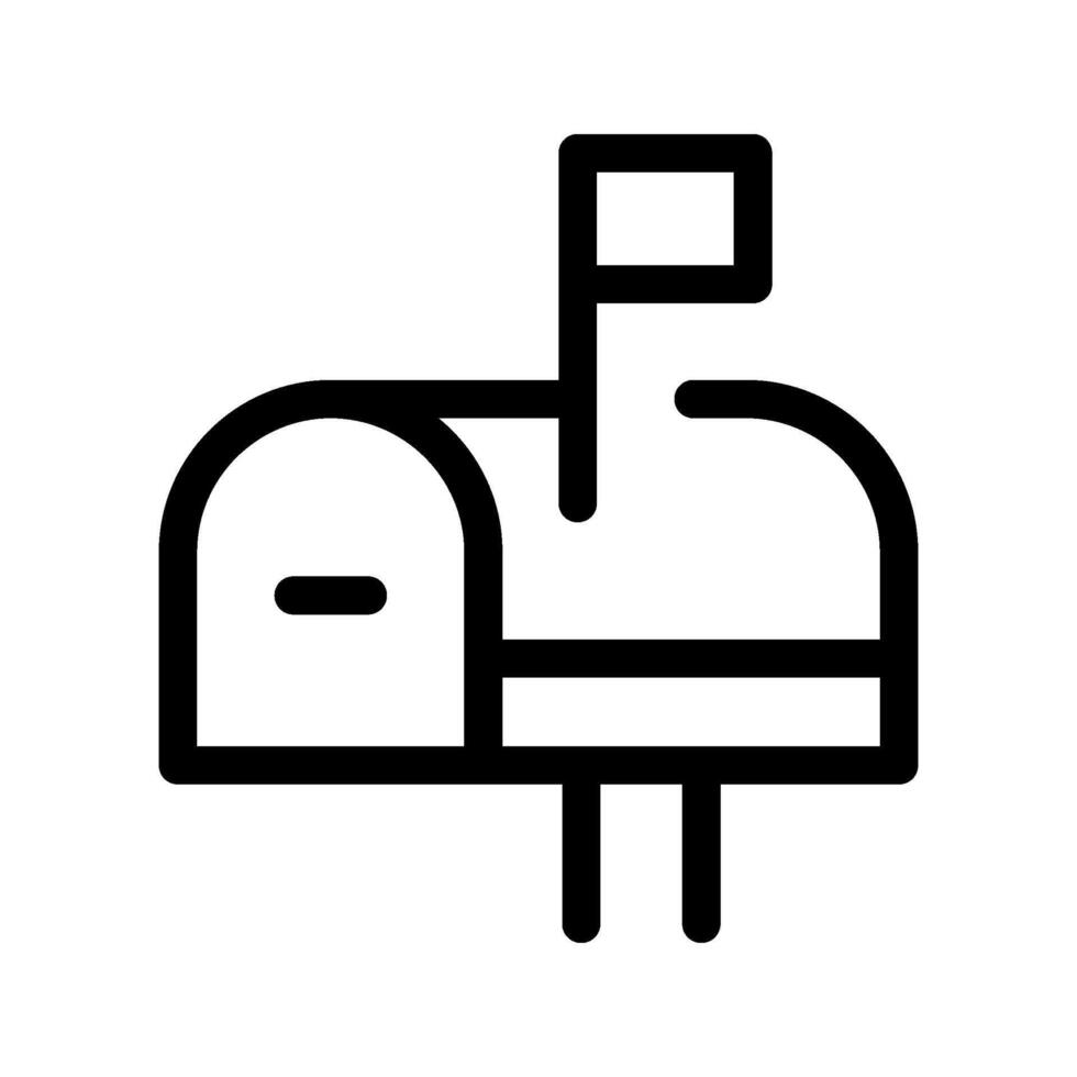 Briefkasten Symbol Symbol Design Illustration vektor