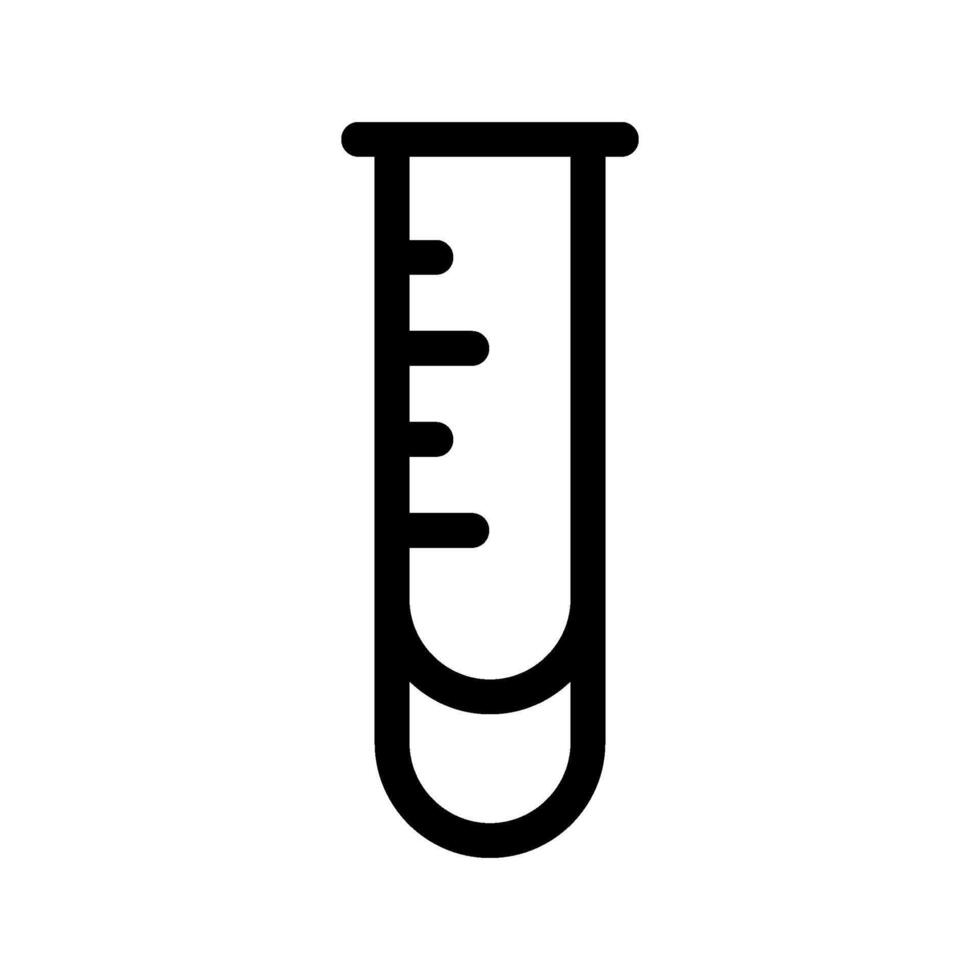 Prüfung Tube Symbol Symbol Design Illustration vektor