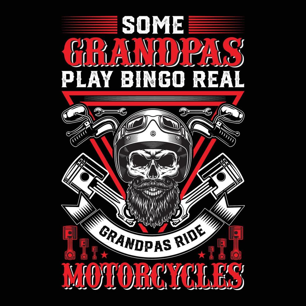 motorcykel t-shirt design vektor