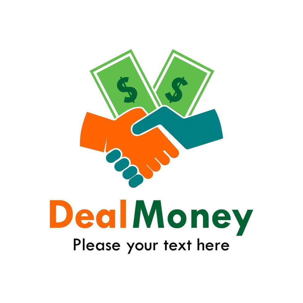 Deal Geld Symbol Logo Vorlage Illustration vektor