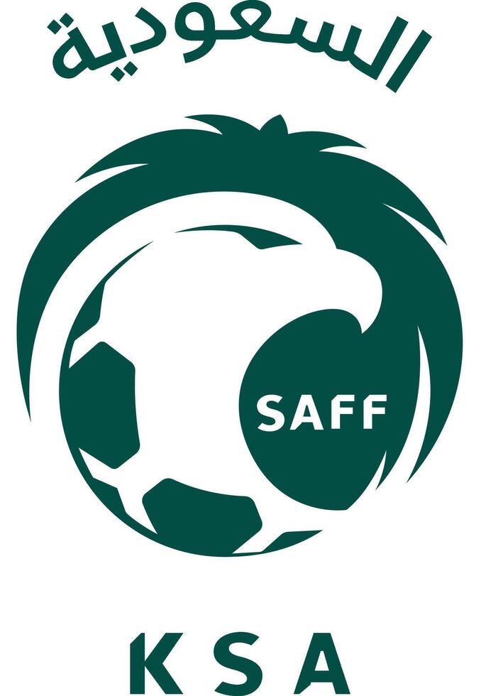 das Logo von das National Fußball Mannschaft von Saudi Arabien vektor